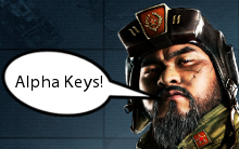 C&C Generals Alpha Keys